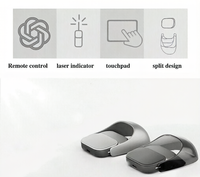 Souris Air détachable avec pavé tactile sans fil tout-en-un, enregistrement vocal IA, compatible ChatGPT, souris de jeu personnalisée en stock