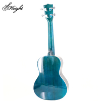 Ukulélé ténor 23 pouces pour enfants motif tigre bleu avec guitare à reliure 5 lignes en palissandre pour jeunes joueurs
