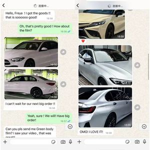 Film de protection de voiture vert <span class=keywords><strong>Lyon</strong></span> PET, film vinyle brillant pour changement de couleur automobile, décoration - Product Image 5