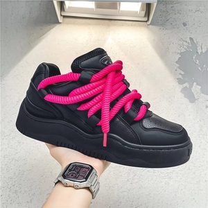 Manufacturer Custom Design logo Thick Sole Casual Shoes er Free Trendy Low Top Classic Sneakers - Product Image 3