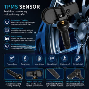 TPMS OEM 9802003680 433Mhz, capteurs de <span class=keywords><strong>pression</strong></span> des pneus, système de surveillance de la <span class=keywords><strong>pression</strong></span> des pneus pour DS/PEUGEOT/Citroën - Product Image 4