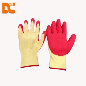 Gants en coton doux antidérapants avec doublure en latex enduit pour travaux domestiques et de construction - Product Image 2