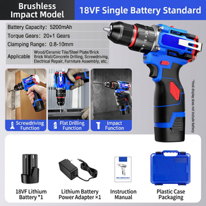 Dane Tools Household Pistol Drill for Wall Drilling, Rechargeable Lithium Battery Tool, Electric Screwdriver, Hand Drill - Product Image 5