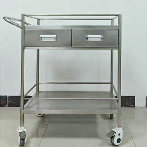 Chariot de laboratoire industriel en acier inoxydable 304 résistant à la corrosion, conception industrielle, certification CE/ISO, montage au sol - Product Image 6