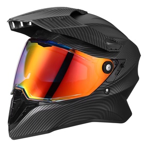 <span class=keywords><strong>Casque</strong></span> de <span class=keywords><strong>moto</strong></span> intégral unisexe homologué DOT avec double visière en ABS pour les voyages et l'utilisation tout-terrain - Product Image 1