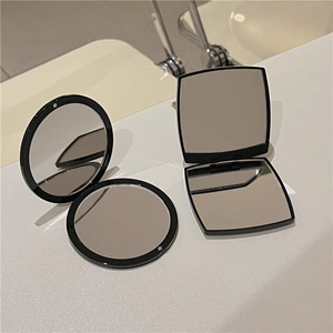 New Customized Logo Simple Square Flip Double-Sided High Quality Mini Portable Folding <b>Pocket</b> Cosmetic Mirror Women Gift Youxin - Product Image 3