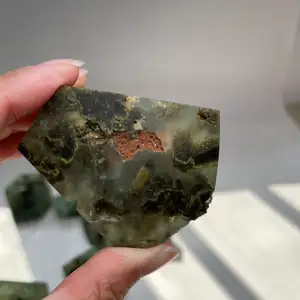 Wholesale Natural Crystals Healing Gemstone Rough Raw Prehnite Free Form