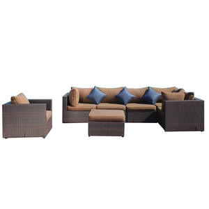 <span class=keywords><strong>Fuchang</strong></span> ชุดโซฟาในห้องนั่งเล่นทำจากหวาย PE เฟอร์นิเจอร์ในสวน - Product Image 1