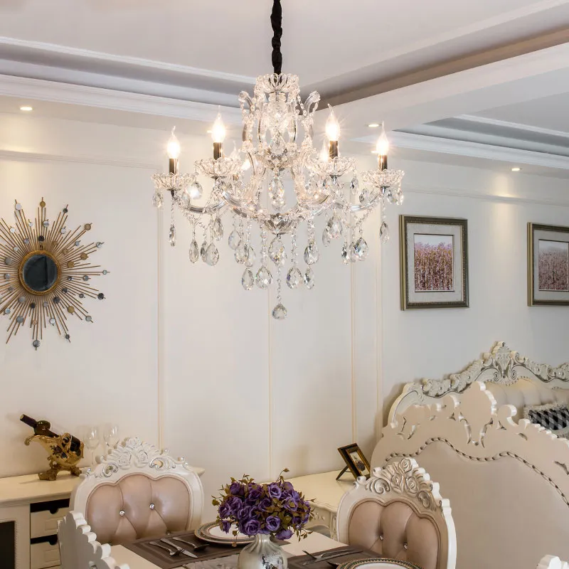 Avrupa maria theresa avize oturma odası için otel lobisinde aydınlatma lüks toptan geleneksel kristal avizeler