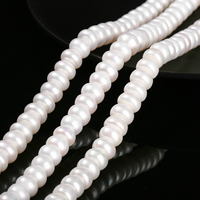 Perles de culture d'eau douce naturelles blanches de qualité supérieure JD GEMS 6A, formes irrégulières en bouton de 3-10 mm, haute qualité, vente en gros