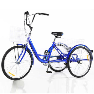 Triciclo utilitario Deseo de 26 pulgadas y 3 velocidades con cesta para personas mayores y mujeres que se desplazan diariamente - Product Image 2