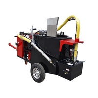 Machine de scellement des fissures d'asphalte pour remorque tractée 100L 500L, équipement de remplissage des joints de chaussée, machine de scellement au bitume