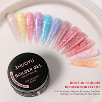 Kit de Polygel Écologique Sans HEMA et Sans TPO pour Ongles – Collection de Gels Durs pour Salons de Manucure
