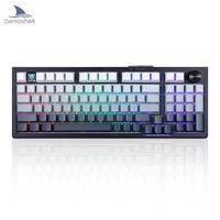 Clavier de jeu mécanique sans fil Darmoshark TOP98 98% Tri-mode avec écran TFT à montage supérieur et échange à chaud pour PC Esports