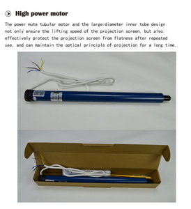 Tương Lai 100 "điện Màn hình máy chiếu chất lượng cao rạp hát tại nhà hợp kim nhôm với điều khiển từ xa màn hình chiếu - Product Image 6