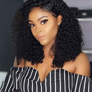 GS Hair Wholesale, cheveux vierges brésiliens à 100%, <span class=keywords><strong>tissage</strong></span> de cheveux, cuticules alignées, boucles italiennes pour femmes noires, cheveux bouclés français au meilleur <span class=keywords><strong>prix</strong></span> - Product Image 1