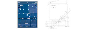 Écran LCD TFT M121AW81R1 11,8 pouces 1200*160 LVDS haute luminosité 750 nits, large plage de température, pour applications automobiles - Product Image 3