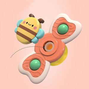 ของเล่นในห้องน้ำ3ชิ้นลายการ์ตูนของเล่นสปินเนอร์ของเล่นแมลงสัตว์สั่นของเล่นอ่างอาบน้ำสำหรับเด็ก - Product Image 2