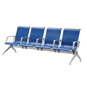 Banc public moderne en polyuréthane, trois places, pour aéroport, hôpital, salle d'attente, salle de sport, extérieur, insonorisé - Product Image 3