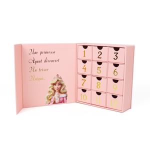 Customized logo Caja Biodegradable Box Soap Carton Embalagem Packaging Christmas Advent Calendar <b>Gift</b> Jewelry Drawer Paper Box - Product Image 5