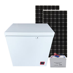 Réfrigérateur <span class=keywords><strong>solaire</strong></span> DC de qualité supérieure, 12/24 volts, 158 litres, congélateur coffre, congélateur vertical, utilisation au bureau, AC <span class=keywords><strong>220V</strong></span>, <span class=keywords><strong>panneau</strong></span> <span class=keywords><strong>solaire</strong></span> - Product Image 1