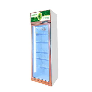 Refrigerador vertical comercial de una sola puerta con gran capacidad, refrigerador de una puerta, 2 unidades