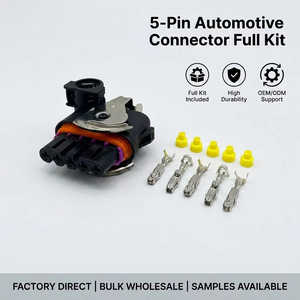 Conector de Arnés de Cableado de Motor Automotriz de 5 Pines/Vías, Enchufe de Generador con Cable Pigtail DJ7051K-1.5-21 - Product Image 1