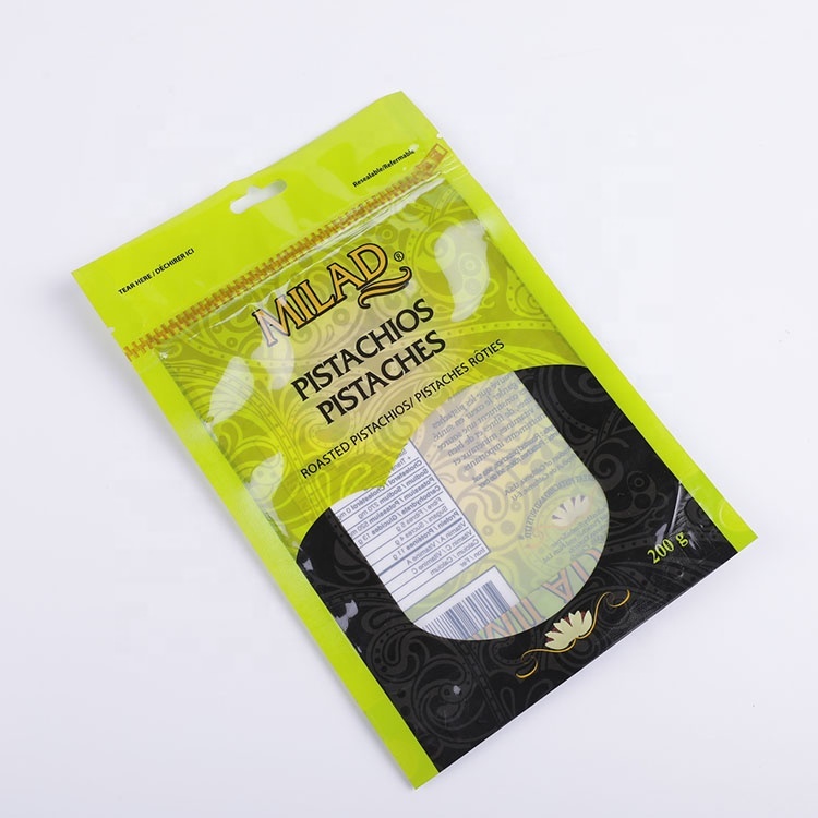 Promotion Biodégradable Transparent Fenêtre Bonbons Détergent En Poudre Café Sac de Nourriture En Plastique