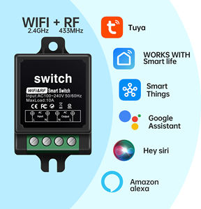 מתג שלט רחוק 110V מתג חכם WiFi 433MHz מתג שלט רחוק 10A מתג בית חכם גרפיטי ממסר תאורה חכמה - Product Image 2