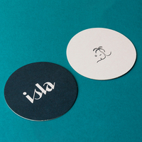 Posavasos Personalizados de Pulpa de Papel para Impresión Offset a Todo Color, Absorbentes para Bebidas