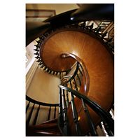 Escalier en colimaçon de luxe Prima en acier inoxydable, escalier flottant avec balustrade en verre pour hôtel et appartement