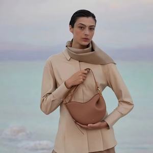 France 2026 Same Polen Pea <span class=keywords><strong>Bag</strong></span> Tonca Niche Sac bandoulière pour femme en cuir véritable motif litchi - Product Image 4