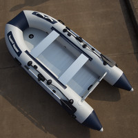 Bateau pneumatique de 3,6 m avec plancher en aluminium et tube à air en PVC haute pression à vendre
