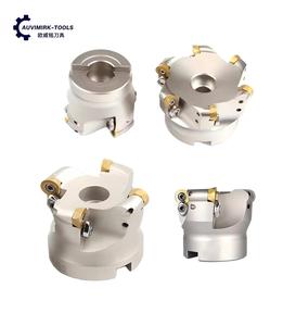 Fraiseuse à faceuse 42CrMo haute rigidité EMRW 6R, tête de fraisage CNC à bout rond indexable pour l'acier, la fonte et les coupes lourdes - Product Image 2