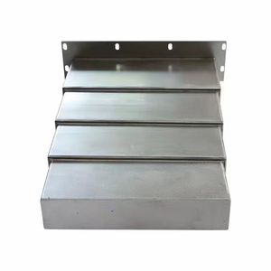 Steel Plate <b>Protective</b> Cover For Machining Center Y Axis 850 Stainless Steel Guide Rail Dust <b>Shield</b> Telescopic Guard - Product Image 1