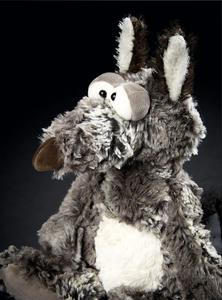 Peluche Personalizzato di Lupo Selvaggio, Morbido Pupazzo Animale con Coda Lunga - Product Image 3