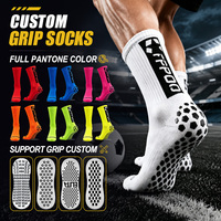 Calcetines Deportivos Antideslizantes de Nylon y Spandex para Entrenamiento de Baloncesto y Fútbol, con Logotipo Personalizado de Marca Privada, Transpirables, al Por Mayor