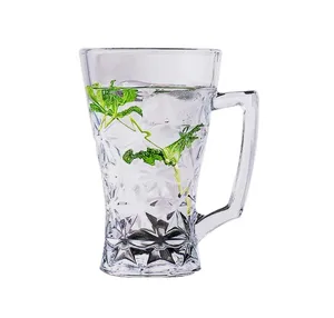 Wholesale 250ml Blinkmax Embossing Drinking Mugs ZB41 Home Hot Cold Tea Milk Coffee Water Juice Glasses Drinks Cups With Handle