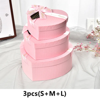Boîte cadeau rigide personnalisée pour la Saint-Valentin, la fête des mères, en carton recyclable, avec nœud, fleur, rose, chocolat, rouge, grande forme de cœur, emballage