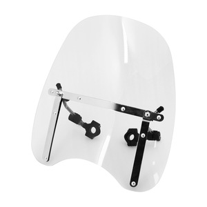 Accesorios para Motocicleta, Parabrisas Universal Transparente Gris para Motocicleta <span class=keywords><strong>Harley</strong></span> <span class=keywords><strong>Davidson</strong></span> - Product Image 4