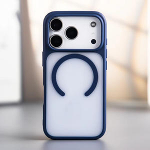 เคสโทรศัพท์มือถือกันกระแทกแบบใส TPU แม่เหล็กฝ้า + PC เคสด้านหลังแบบเรียบง่ายสำหรับ iPhone Air 17 16 Plus Pro MAX Sjk1110 - Product Image 4