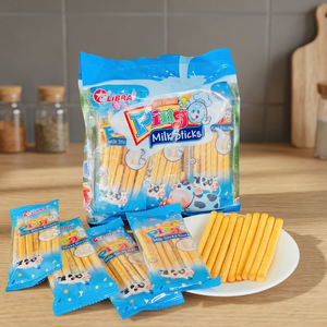 Top Export 186g Rolling Chocolate Coated Biscuit Sticks Crunchy Low-Carb <b>Sweet</b> Snack Bulk OEM ODM <b>Bag</b> - Product Image 1