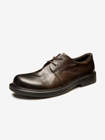 Chaussures habillées décontractées pour hommes, confortables, à lacets, à semelle épaisse, bout rond, style Derby, respirantes, légères, pour l'été