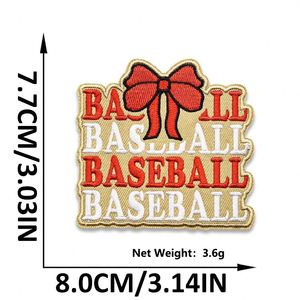 New Iron on Iron-On Embroidered <b>Baseball</b> OK BOMB Sport Patch for Garments Gloves <b>Bats</b> - Product Image 6