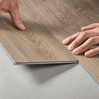 Planches de sol HM SPC Click Lock antidérapantes avec sous-couche insonorisante IXPE, revêtement imperméable pour usage commercial, pour hôpitaux, OEM