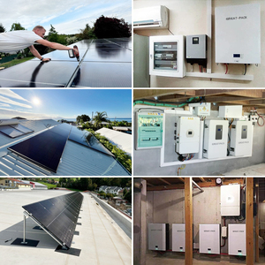 Sistema de Energía Solar Fotovoltaica Híbrido Todo en Uno de 5kw a 20kw con Controlador MPPT, Kit Completo con <span class=keywords><strong>Inversor</strong></span> para Uso Doméstico - Product Image 5