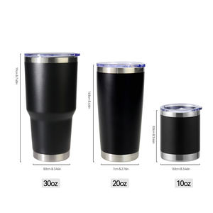 Gobelet isotherme de voyage personnalisé avec logo, 20 oz, 30 oz, pour Noël, mug à café, eau, <span class=keywords><strong>thermos</strong></span>, en acier inoxydable, avec couvercle - Product Image 1