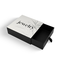Boîte de présentation de bijoux de luxe en gros pour collier et bague avec insert intérieur et en mousse