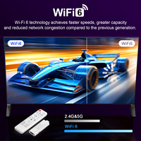 H96 MAX 4K Smart Fire TV Stick Android 14 Quad Core Rochchip RK3518 2GB/8GB RAM 16GB Almacenamiento WiFi de Doble Banda