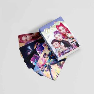 50 pcs/सेट केपॉप राक्षस शिकारी लेजर लोमो कार्ड रमी ज़ोई मिरा अबी बेबी रहस्य फैशन फोटोकार्ड की शैली पोस्टकार्ड प्रशंसकों उपहार - Product Image 3